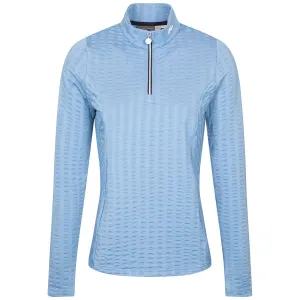 Womens Sense Half Zip Mid Layer Calm Blue - SS24