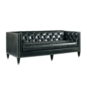 Wright Leather Mid-Sofa